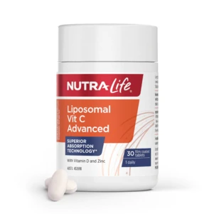 (PRE ORDER) Nutra-Life Liposomal Vitamin C Advanced 30 Tablets shelf life 2 yrs